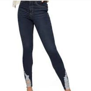 NWT Topshop Jamie High Waist Skinny Petite Jeans Size 30/28